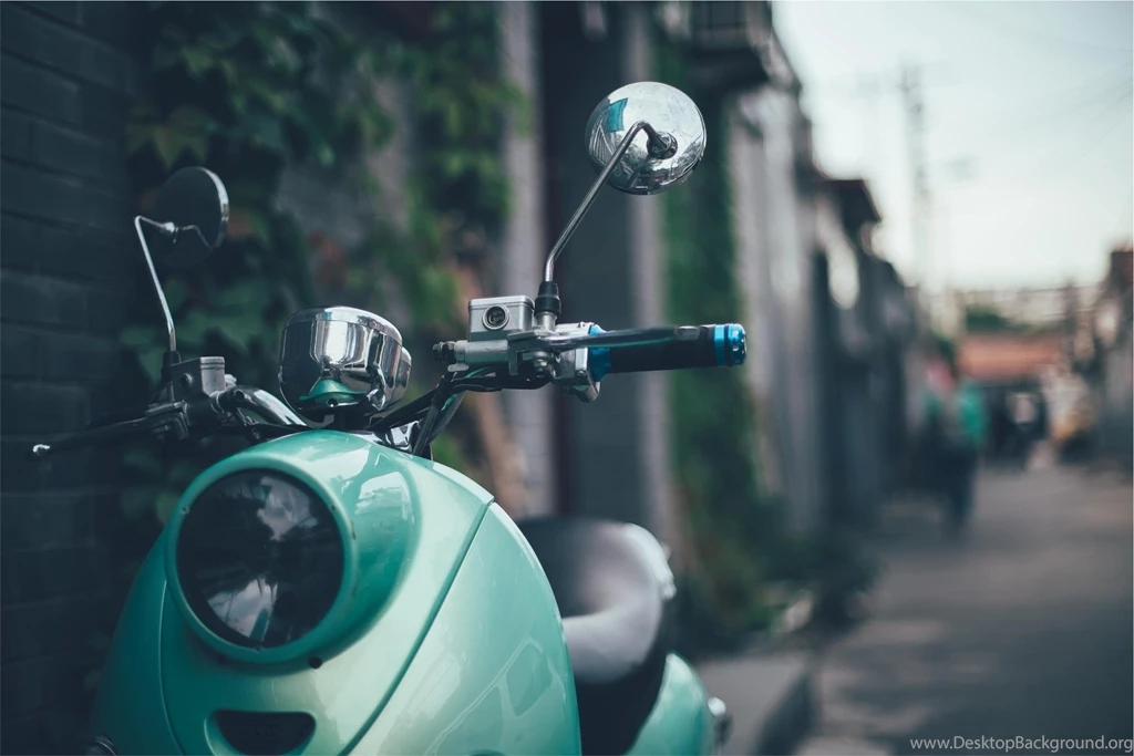 Wallpapers Scooter, Moped, Vespa, Retro, Mint HD : Widescreen ...