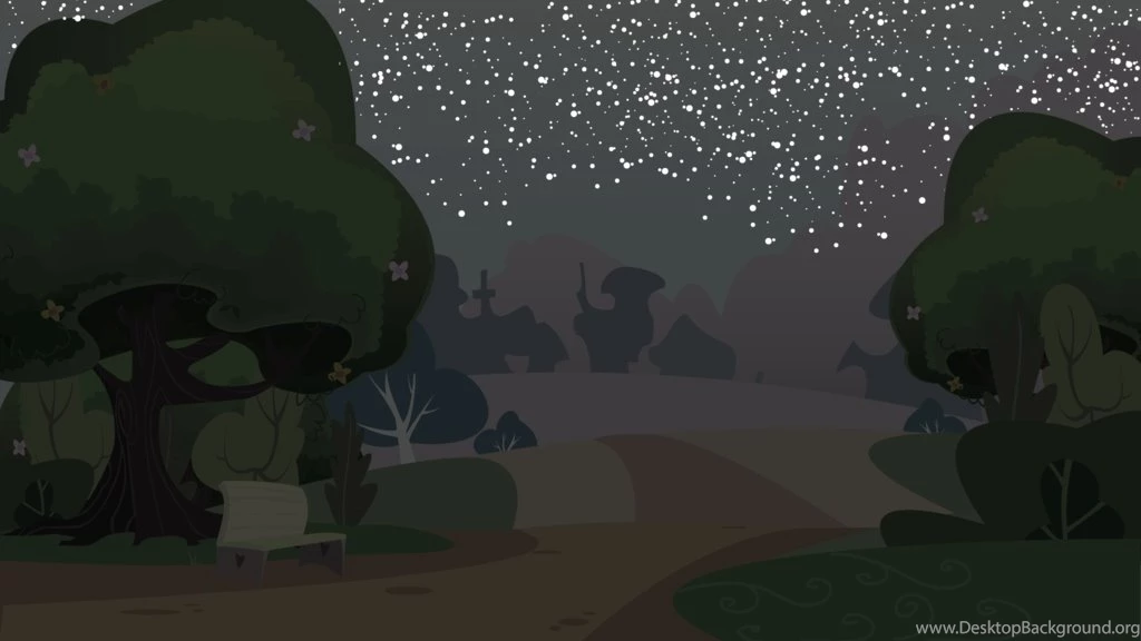 Nighttime Forest Background Images