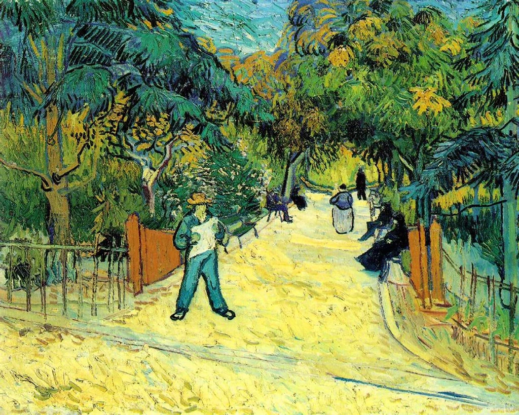 Entrance To The Public Garden In Arles, 1888, Vincent Van Gogh Pics