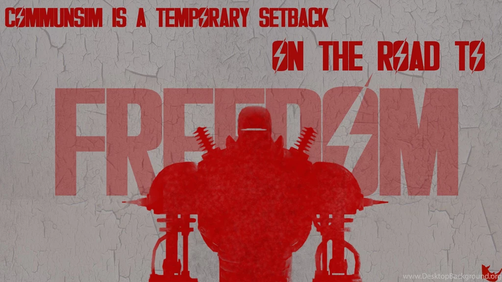 In Honor Of Liberty Prime, I Made This Design/wallpaper. Working ...