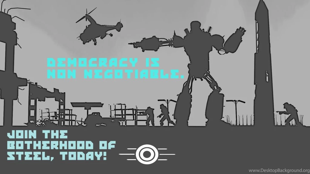 Fallout BoS And Liberty Prime Propaganda Poster By MMRTD On DeviantArt