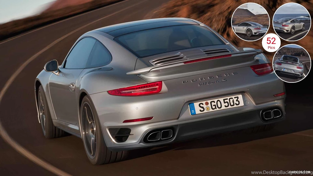 2014 Porsche 911 Turbo S Coupe   Rear