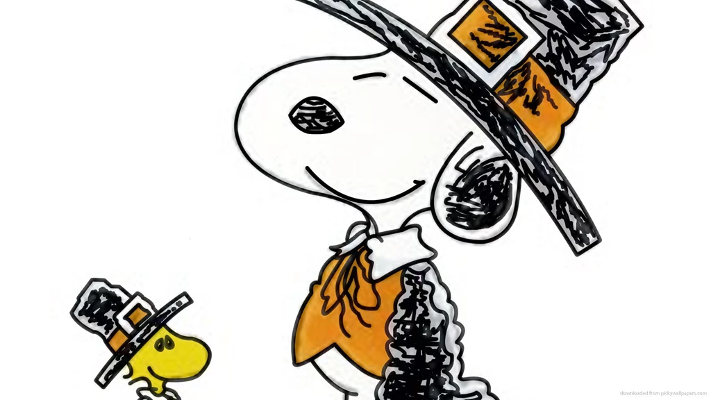 1024x600 Snoopy Woodstock Wallpapers