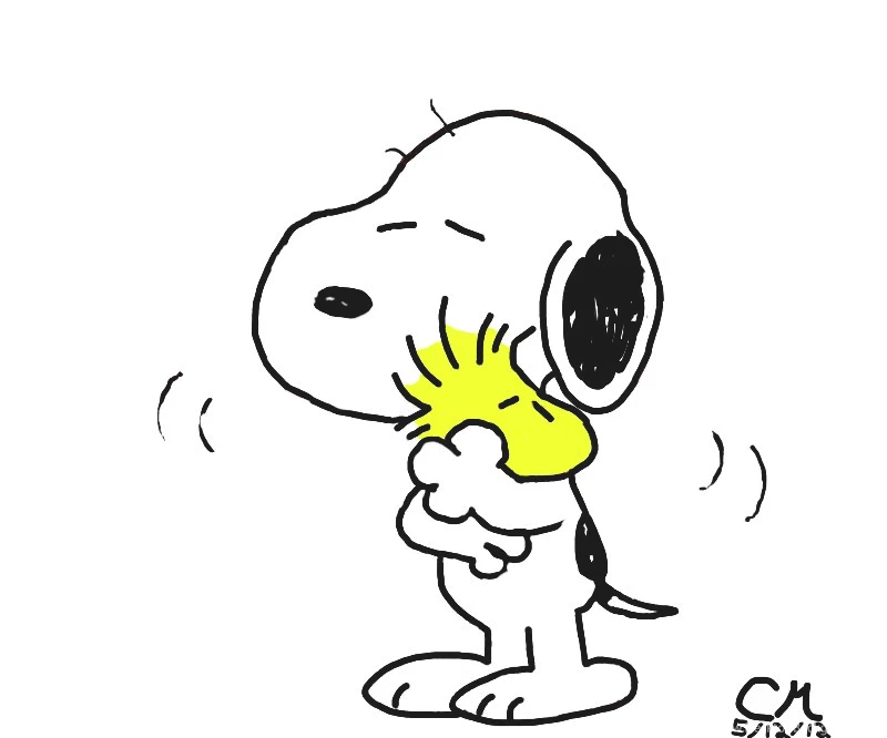 Snoopy And Woodstock Huggin' It Out By ChuzzleWolf On DeviantArt