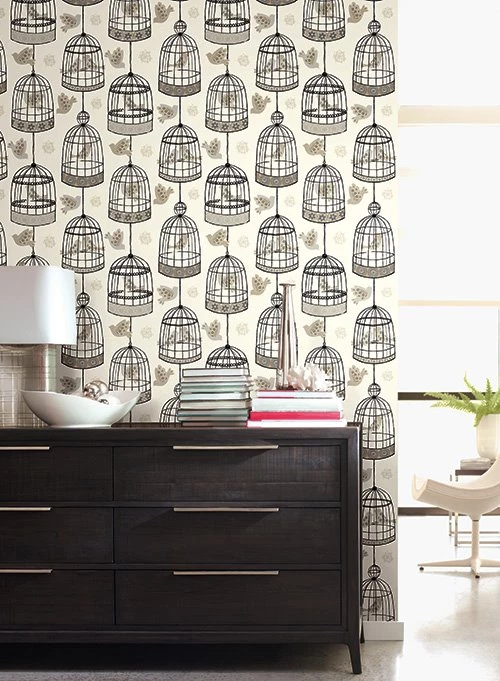 Wallcoverings For Less Ashford House Black And White Wallcovering