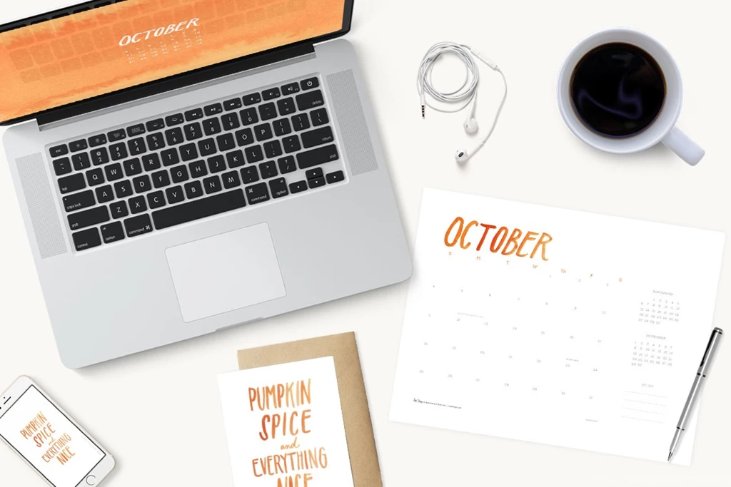 October 2015 Free Calendars And Wallpapers   Red Stamp