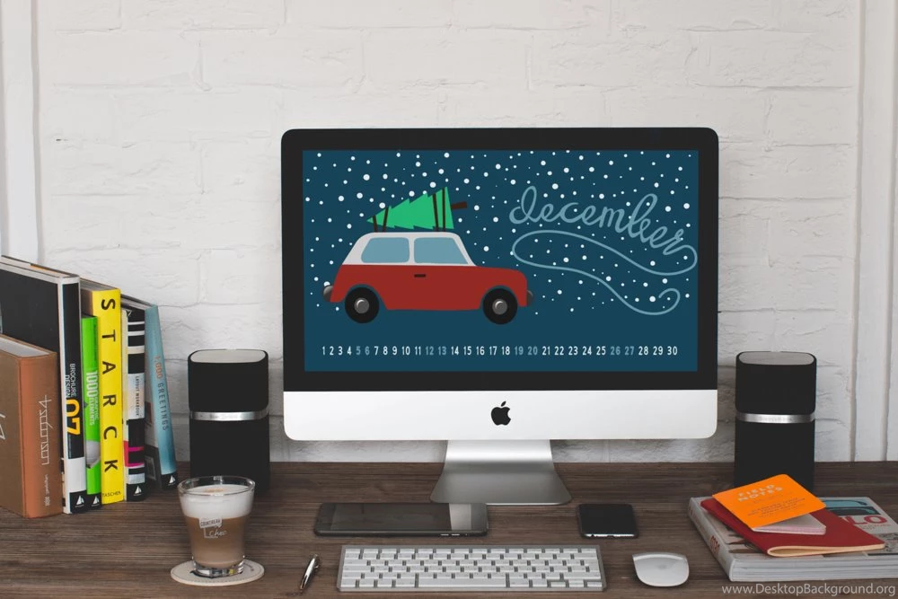 December 2015 Desktop Calendar Wallpapers — UpperCase Designs