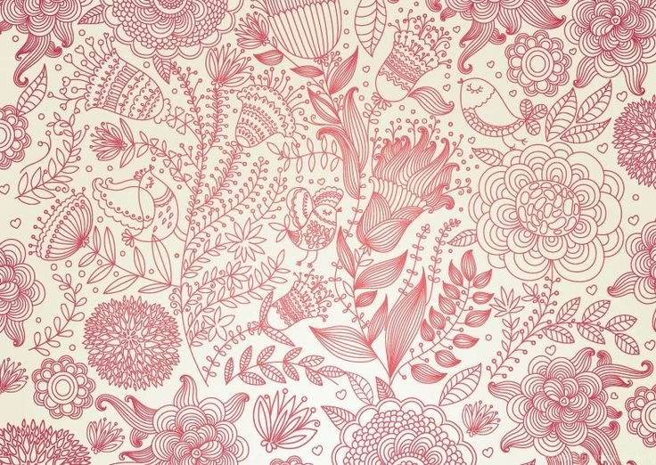 Antique wallpapers 392 vintage floral design vector backgrounds ...