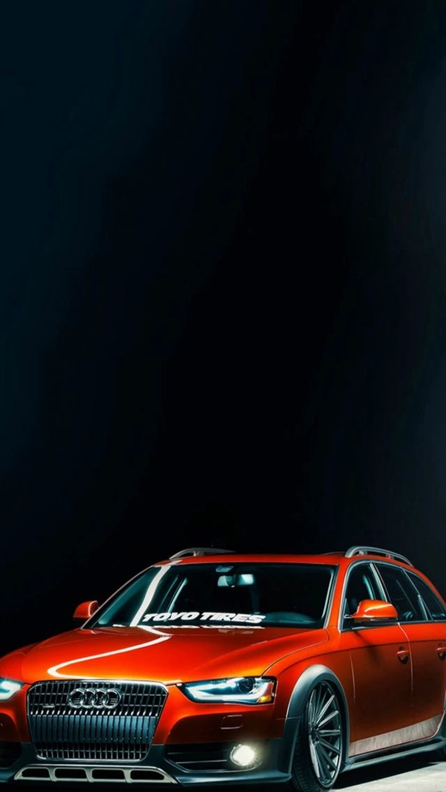 Slammed Audi A4 Allroad iPhone 5s Wallpapers Download