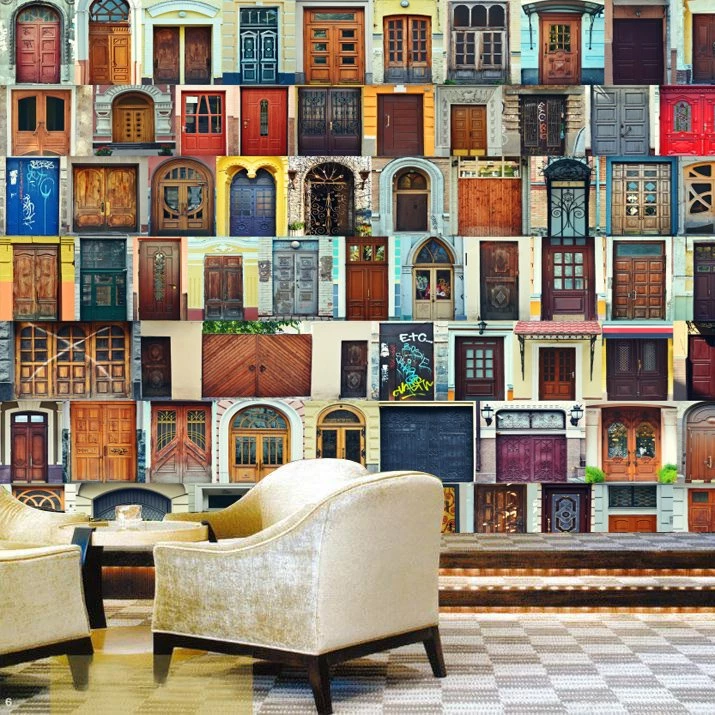 Popular Door Murals Buy Cheap Door Murals Lots From China Door ...