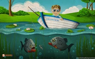 My Backgrounds Blog: Piranha Wallpapers