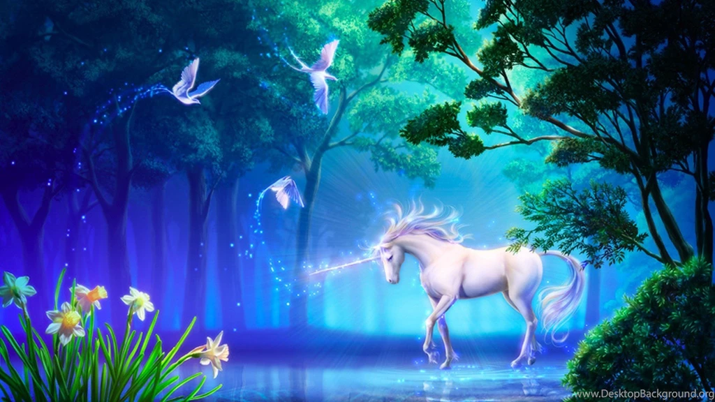Unicorn Desktop Wallpapers Fantasy Art Pure Mythology High Quality