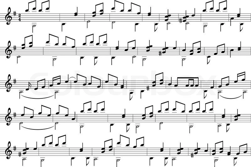 Music Notes Wallpapers Vector Illustration