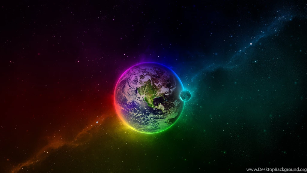 Download 2560x1440 Rainbow Earth Wallpapers