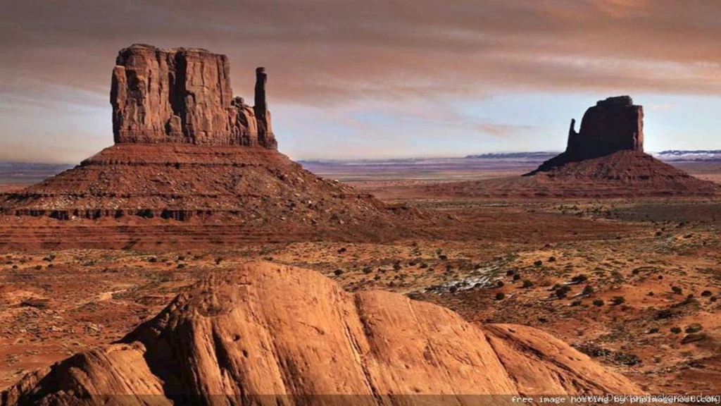 Desert Scenic Panoramic View Free Desktop Backgrounds Free ...