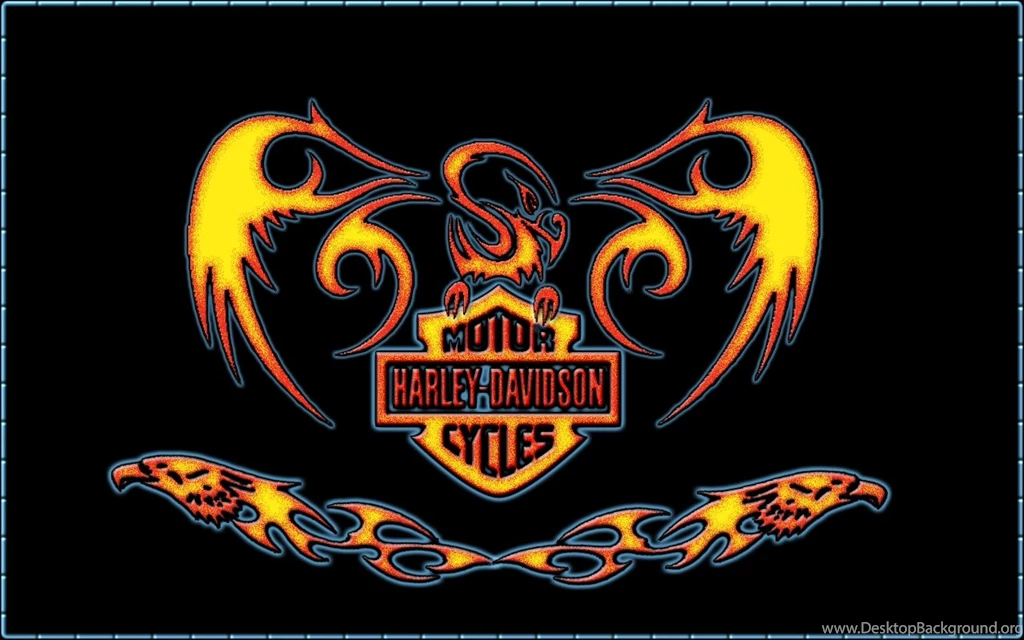 The Gallery For   > Harley Eagle Logo