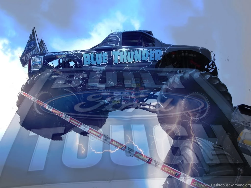 Truck Related Built Ford Tough Blue Thunder.....!