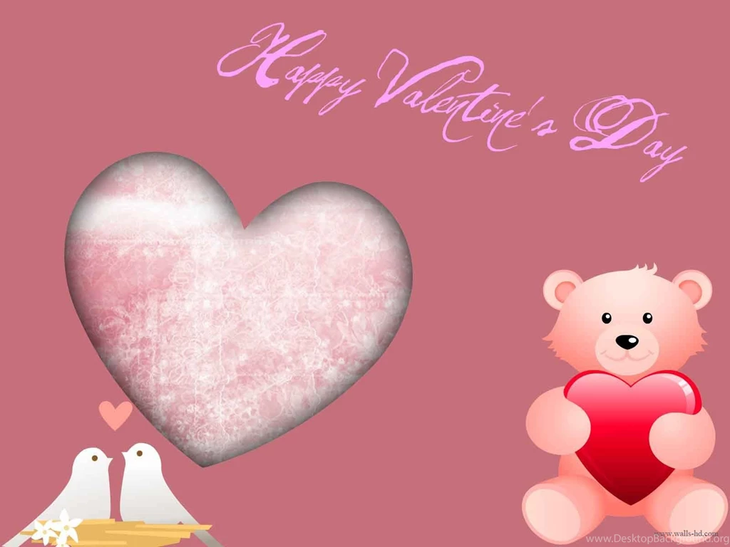 Cute Pink Teddy Bear Wallpapers For Desktop – Happy Teddy Day!