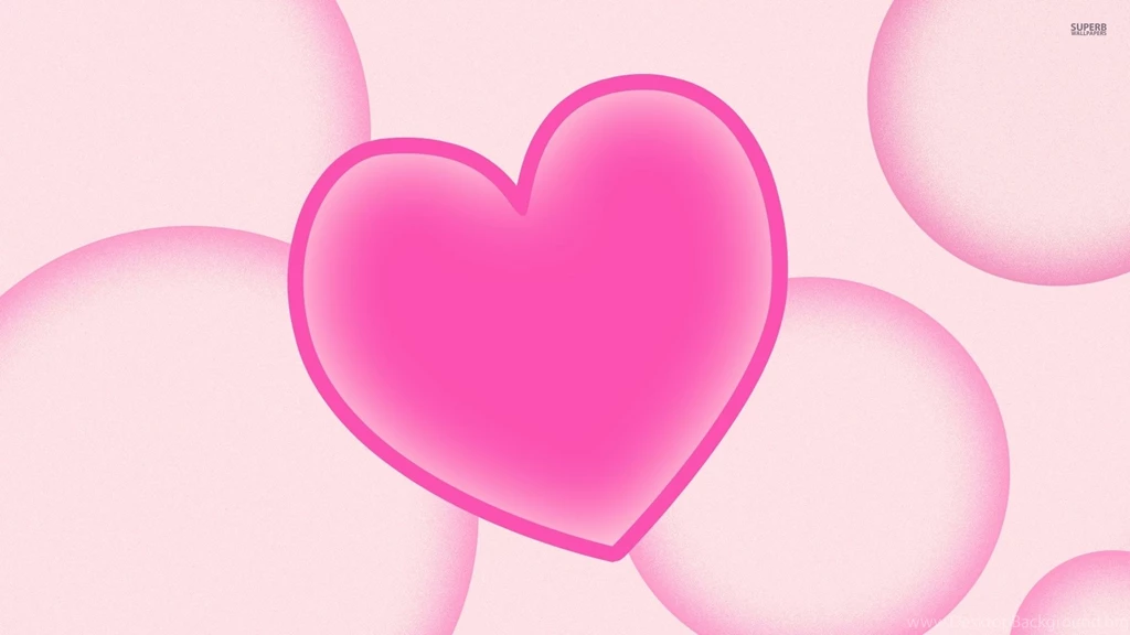 Pink Bubbles By The Pink Heart Wallpapers   Digital Art Wallpapers ...