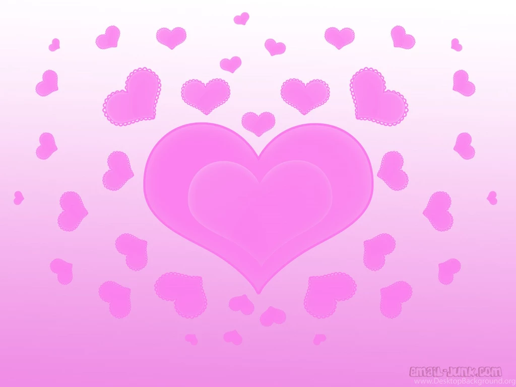 Valentines Day Pink Hearts