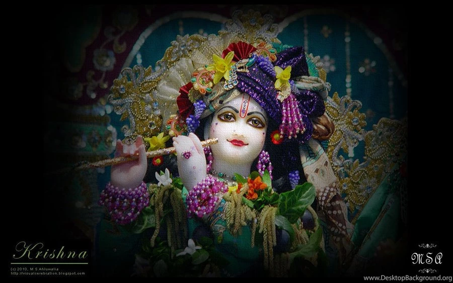 The Words Of GOD: Wallpapers :: Krishna In Vrindavan 1 :: Start ...