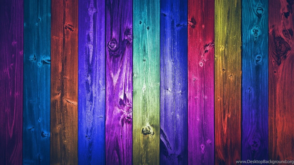 1600x900 Colored Wood Board Wallpapers