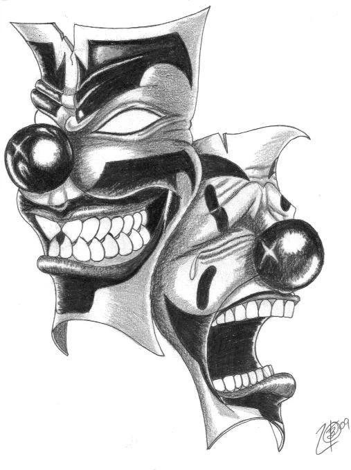 The Gallery For > Drawings Of Smile Now Cry Later Faces