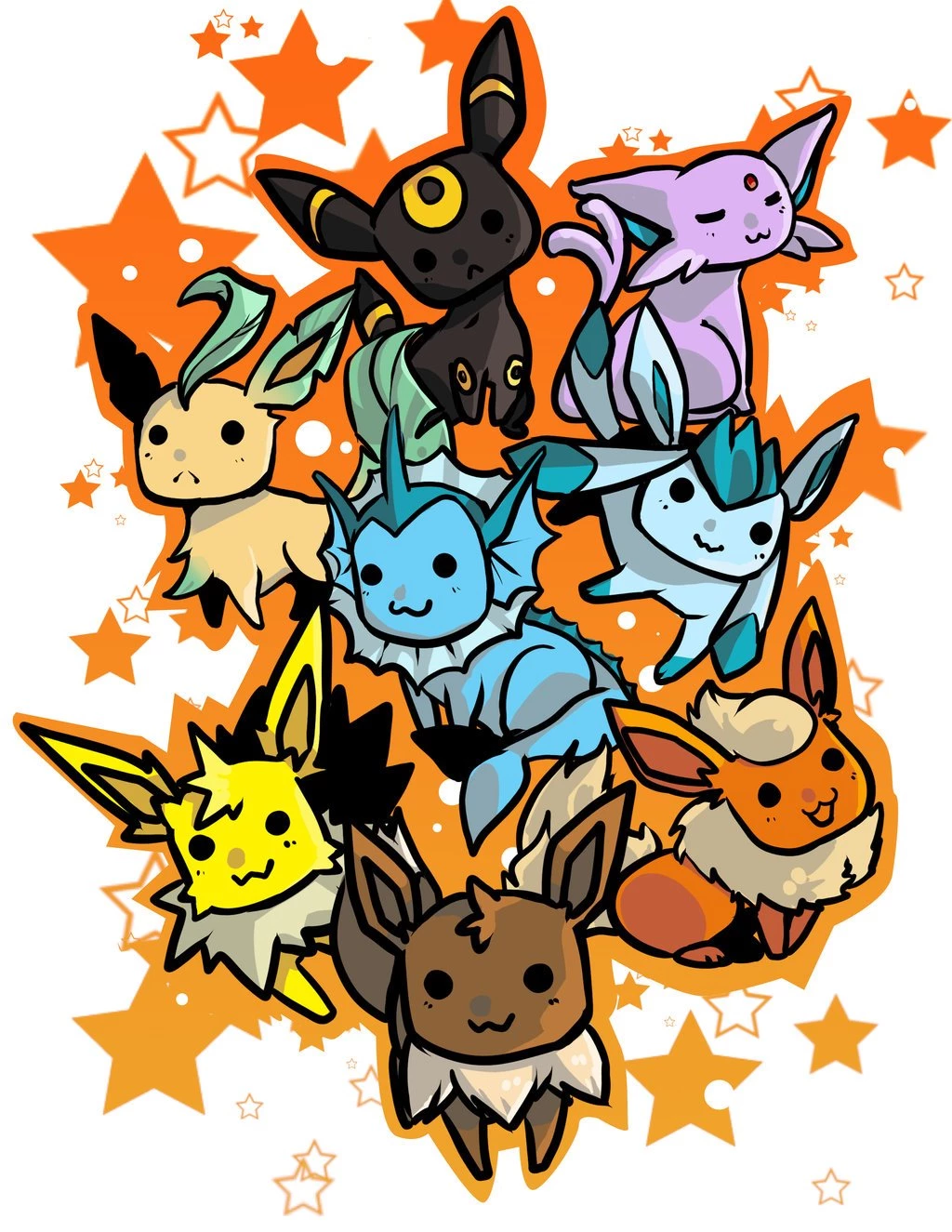 Eevee Evolution By VanessaFardoe On DeviantArt
