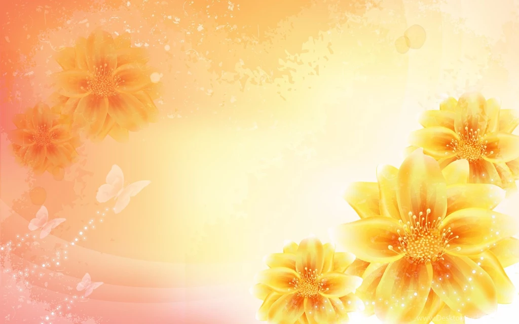 The Gallery For   > Yellow Flower Backgrounds