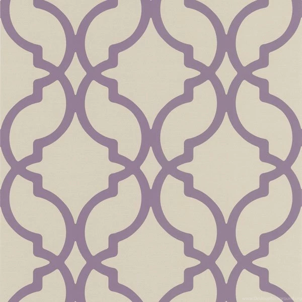 Dl30619 Purple Moroccan Trellis Harira Decorline Wallpapers