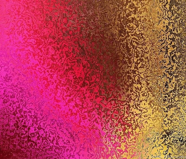 Background, Gold, Pink, Yellow, Red, Rough