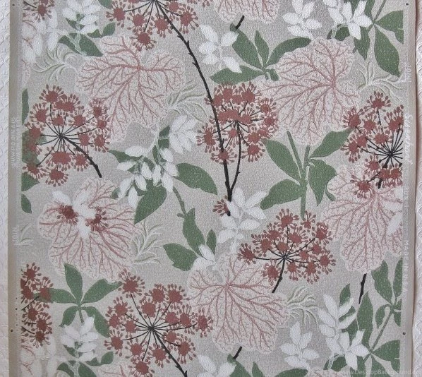 Vintage Eisenhart Wallpapers Midcentury Leaves And By Myvintagesoul
