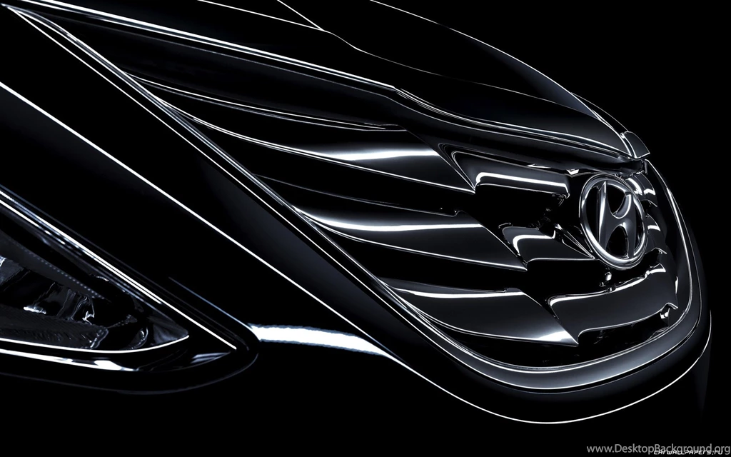 Black Hyundai Logo   Image
