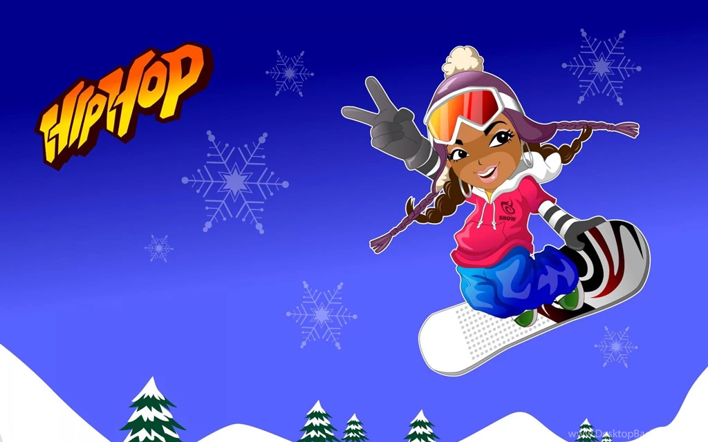 Download Wallpapers 3840x2400 Girl, Snowboarding, Jump, Hip hop ...