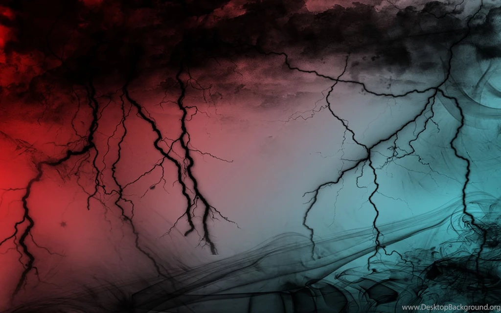 Red And Blue Thunder By Ryuzaki Ninja On DeviantArt