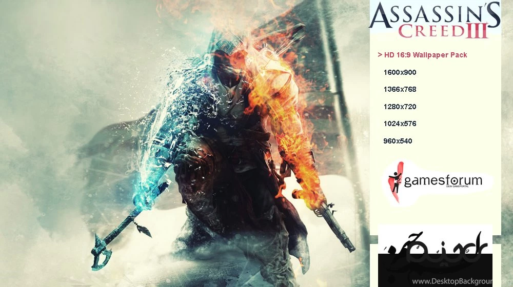 Assassin's Creed III Wallpapers HD 16:9 Pack By RomiSh On DeviantArt