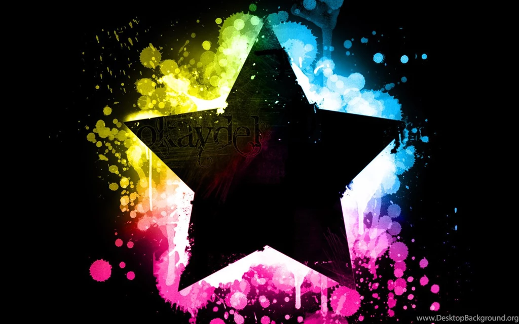 Neon Color Splash Paint