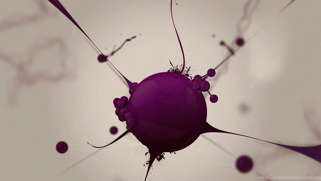1920x1080 3D Purple Paint Splash Desktop PC And Mac Wallpapers