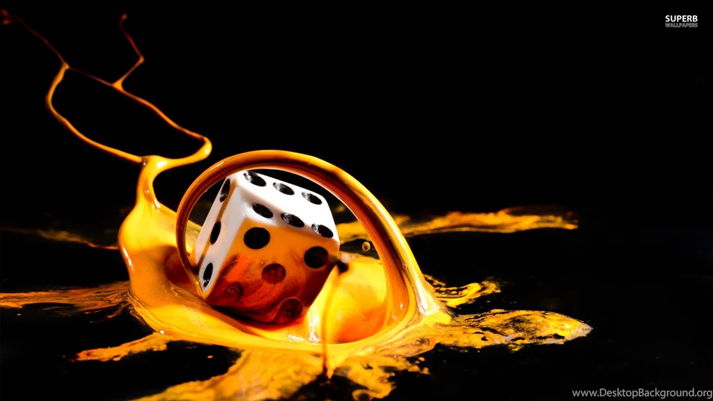 Dice In Paint Splash Wallpapers   Photography Wallpapers