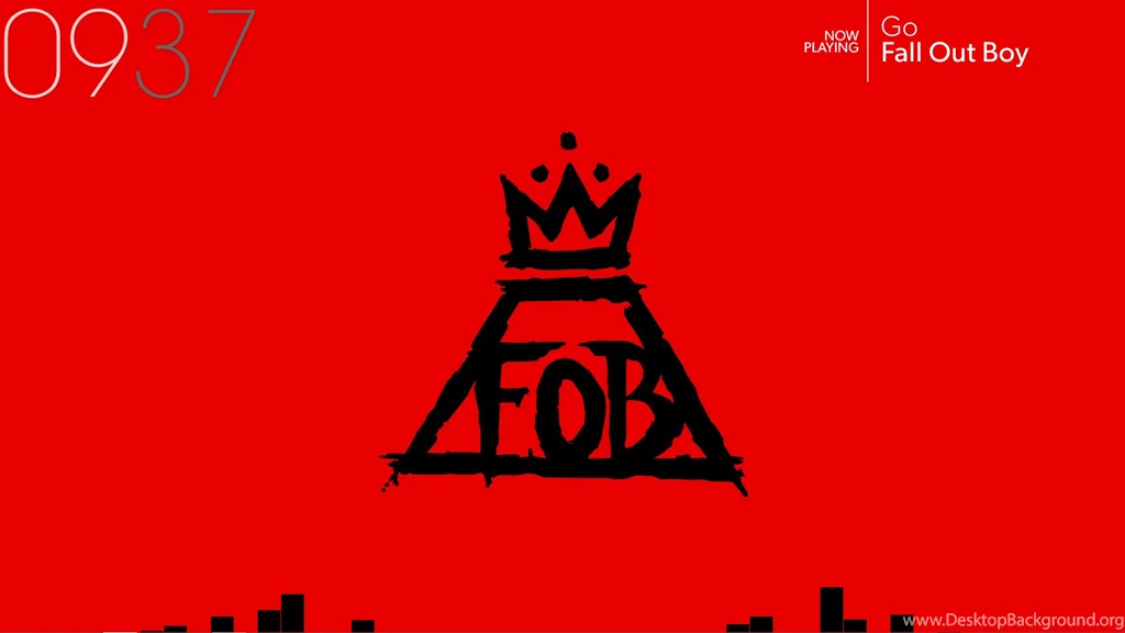 Desktop Looks Amazing With Some Skins And These Wallpapers : FallOutBoy
