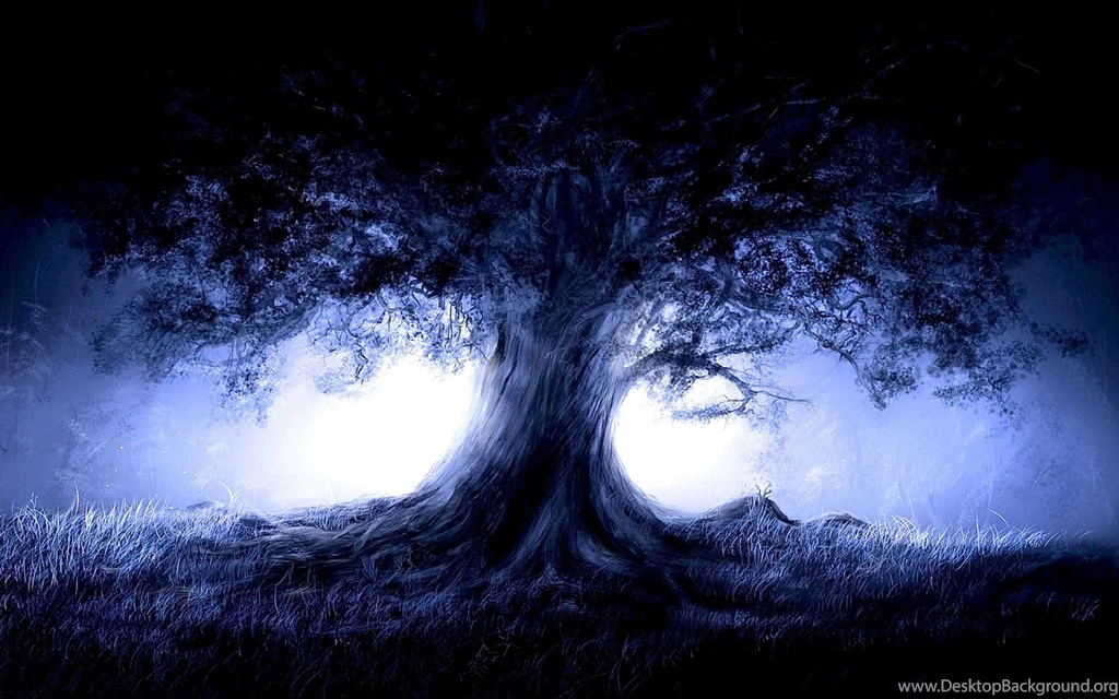 Desktop Wallpapers · Gallery · Computers · Blue Tree