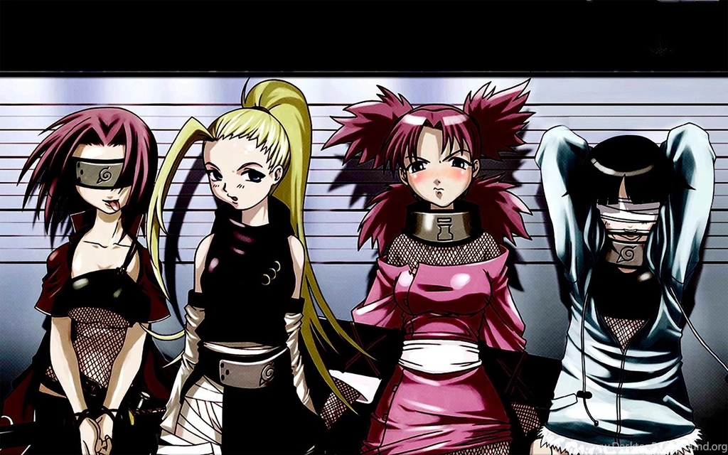 Naruto Girls Lineup Wallpaper Backgrounds