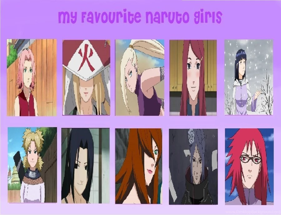 My Favourite Naruto Girls By MisaChan23 On DeviantArt