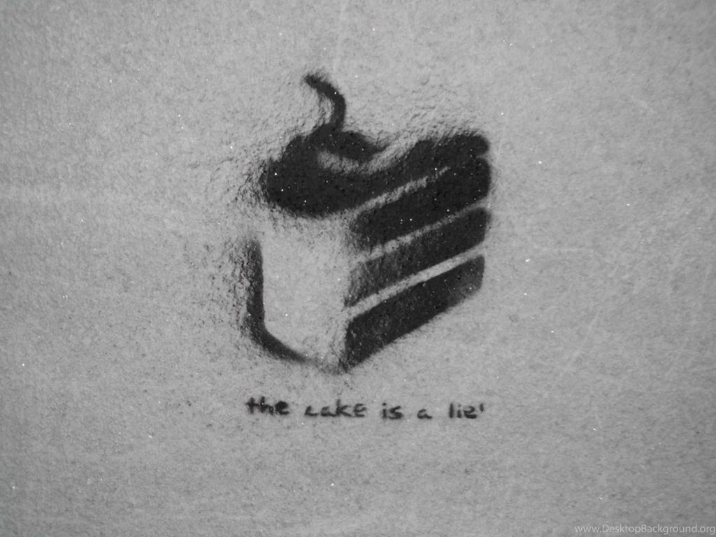The Cake Is A Lie By Domaacz On DeviantArt