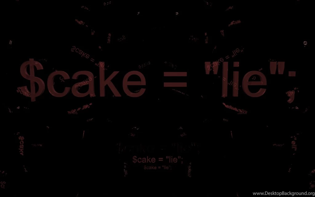 The Cake Is A Lie By Nosferatu666rules On DeviantArt
