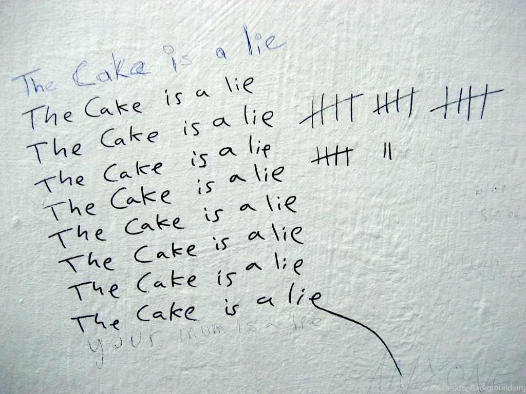The Cake Is A Lie (your Mum Is A Lie)