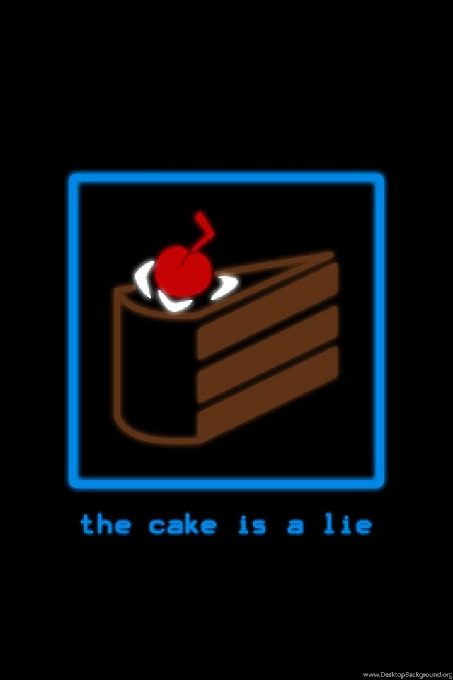 The Cake Is A Lie For IPod / iPhone By DonKoopa On DeviantArt