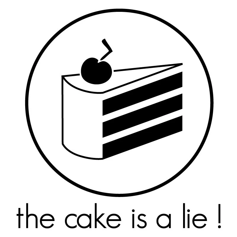 The Cake Is A Lie By TheShad0w On DeviantArt