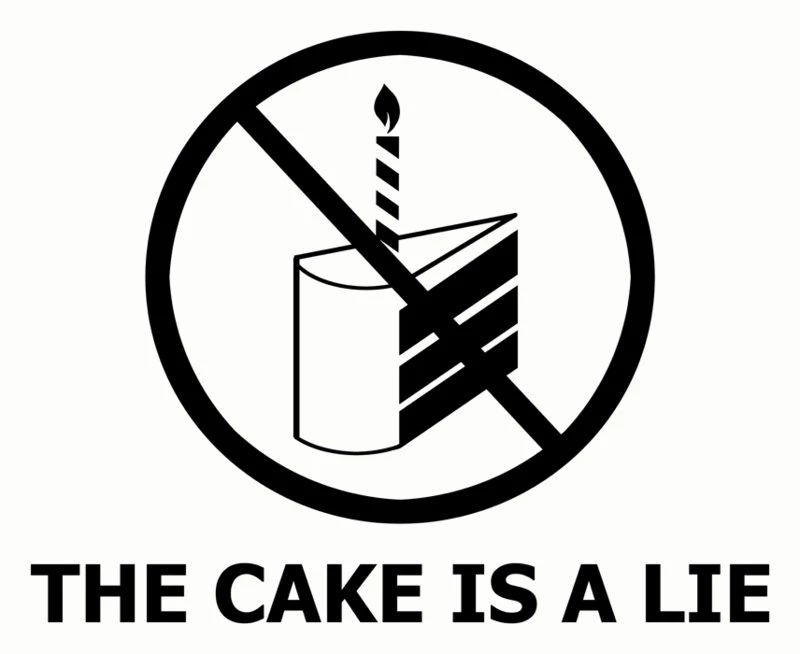 The Cake Is A Lie By Amy su88 On DeviantArt