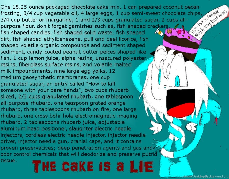 The Cake Is A LIE:. By Star byte On DeviantArt